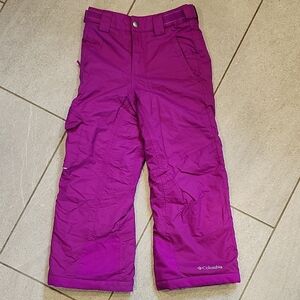 Columbia Kids' Magenta Snow Pants